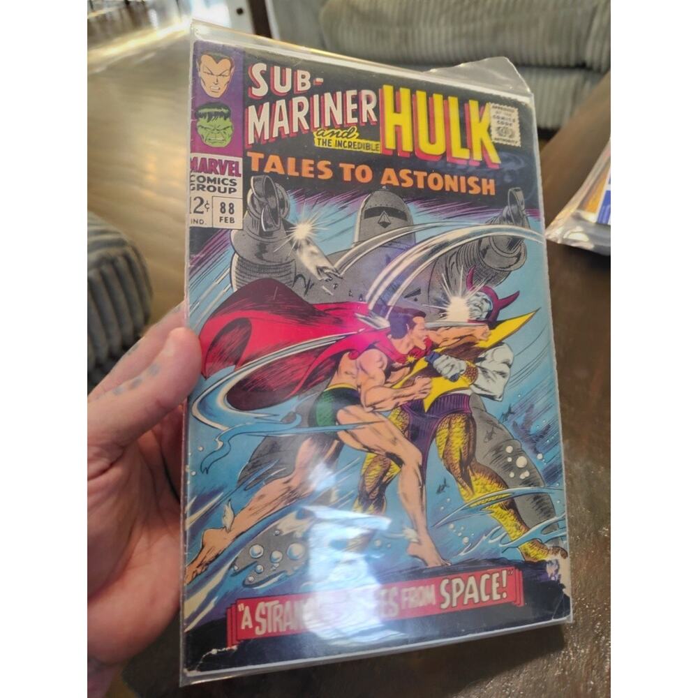 🗝 Silver Age Marvel Comics Tales To Astonish #88 - 1st "Hulk Smash!" 🗝